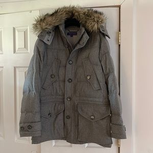 Purple label puffy wool NY goose down